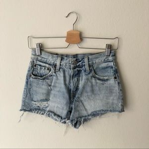 Levi’s Vintage 501 Cutoff Distressed Denim Shorts 26